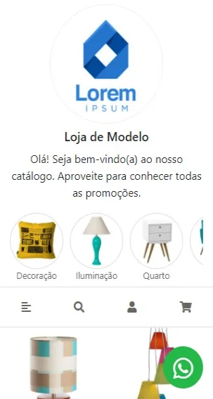 Catálogo de produtos gratuito