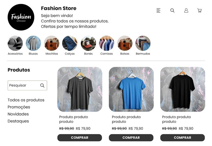 Uma plataforma para vender ou divulgar seus produtos